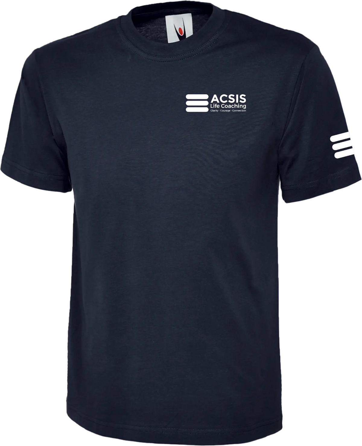 Navy ACSIS classic T-shirt with white logo