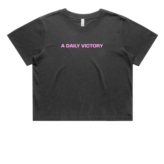 Heavy Faded Crop T-Shirt