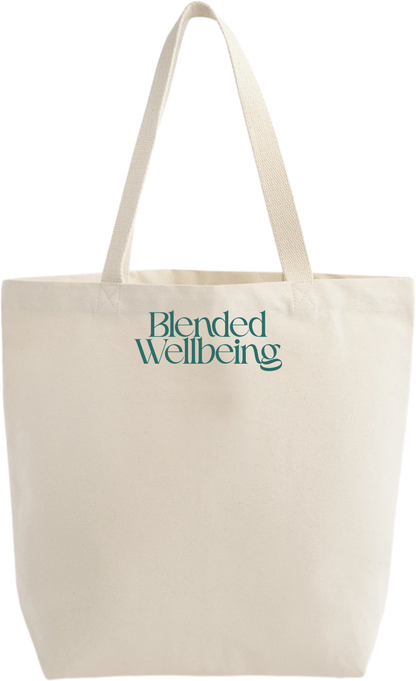 Blended Wellbeing Canvas Tote Bag