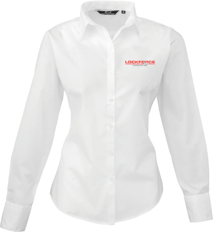 Lockforce Long Sleeve Poplin Blouse