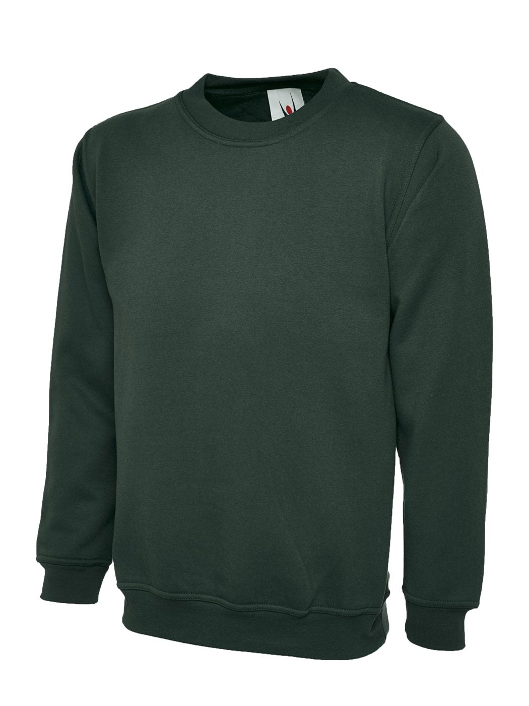 Uneek UC202 childrens sweatshirt in Bottle Green