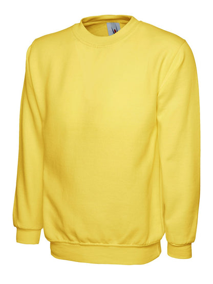 Uneek UC202 childrens sweatshirt in Yellow