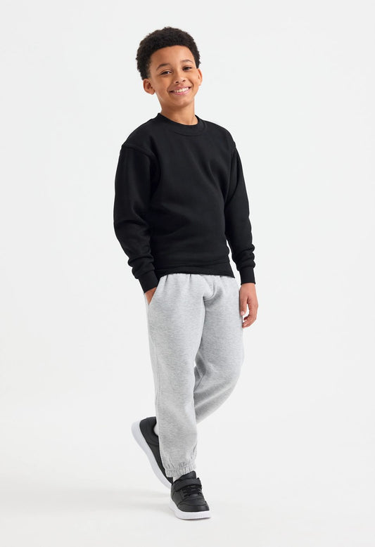 Uneek UC202 childrens sweatshirt modelled