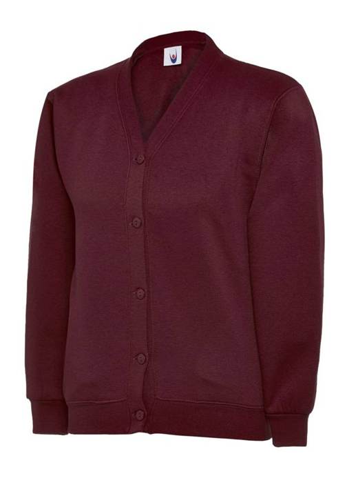 Uneek UC207 childrenswear in Maroon