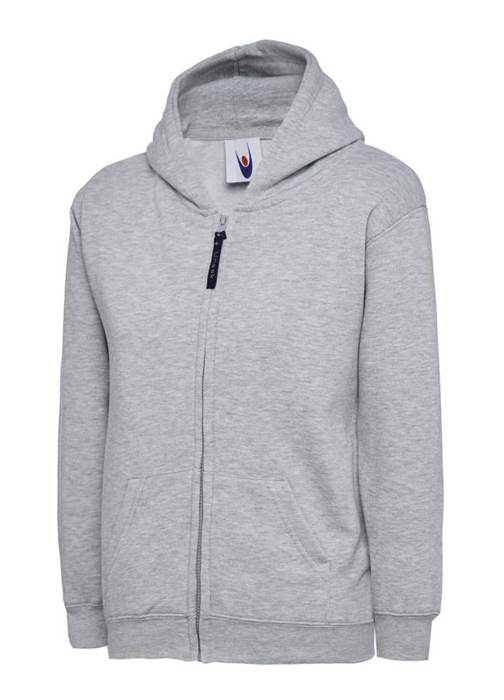 Uneek UC506 childrenswear in Heather Grey