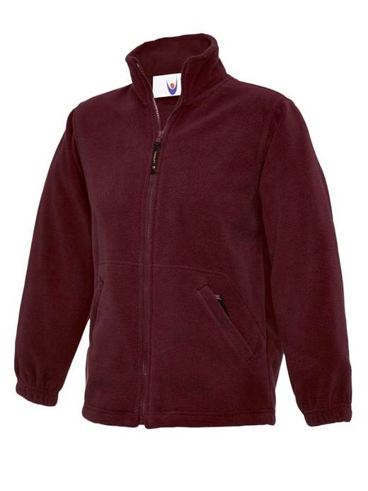 Uneek UC603 childrenswear in Maroon