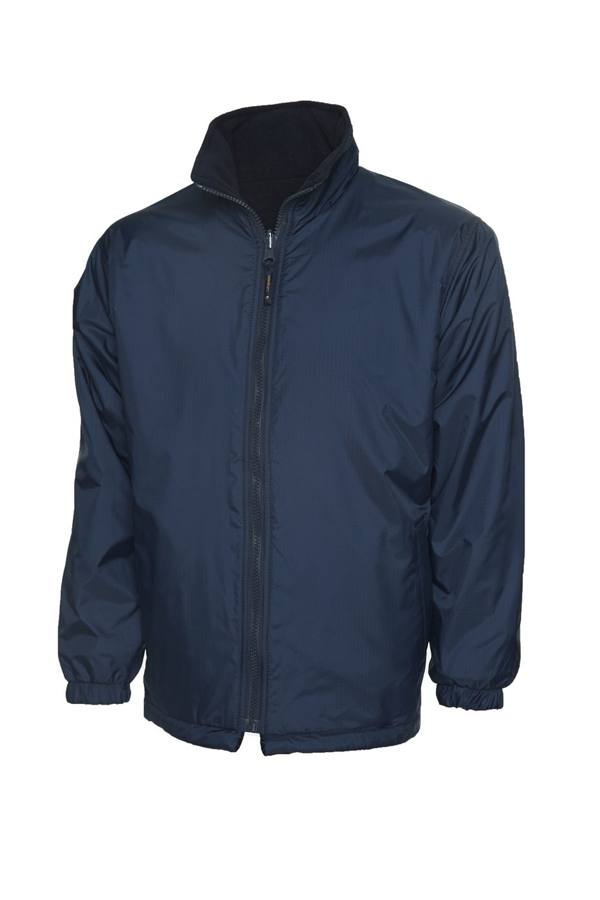 Uneek UC606 childrens reversible fleece jacket in Navy