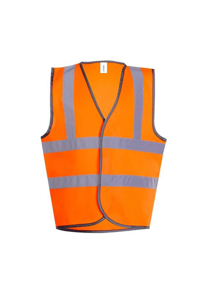 Uneek UC806 childrens hi-viz waistcoat in Orange