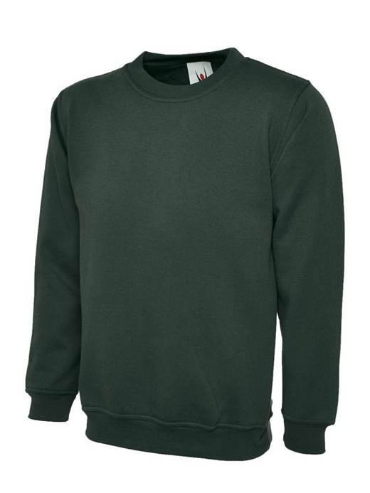 Uneek UX7 childrenswear in Bottle Green