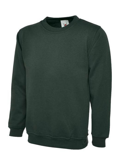 Uneek UX7 childrenswear in Bottle Green