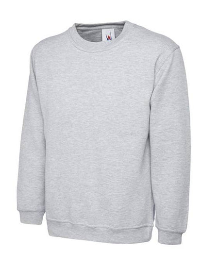 Uneek UX7 childrenswear in Heather Grey
