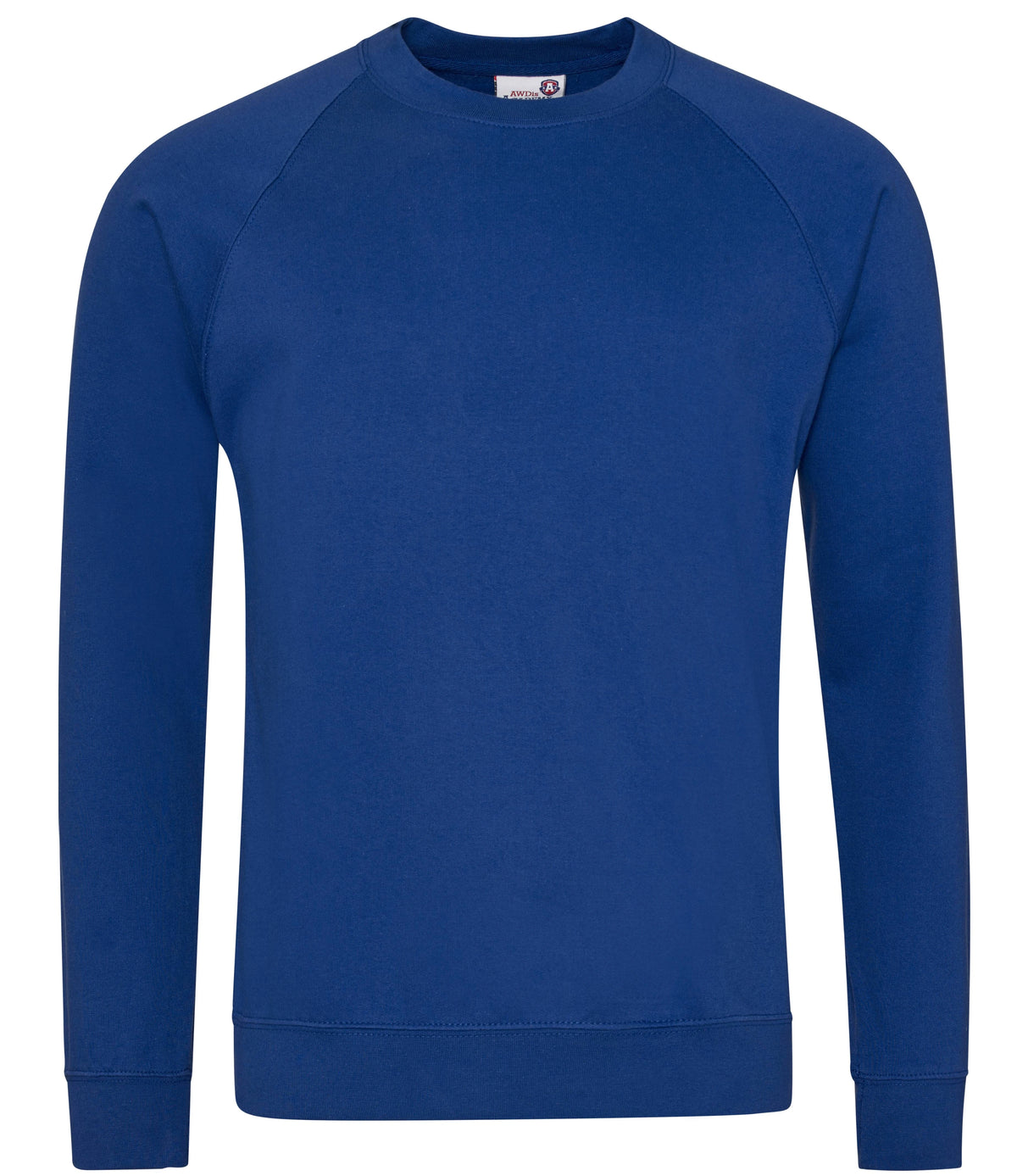 AWDis Academy AC001 AWDis Academy Senior Raglan Sweatshirt in Deep Royal