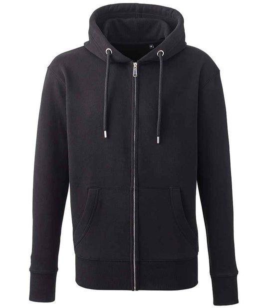 Anthem AM02 Organic Full Zip Hoodie in Black