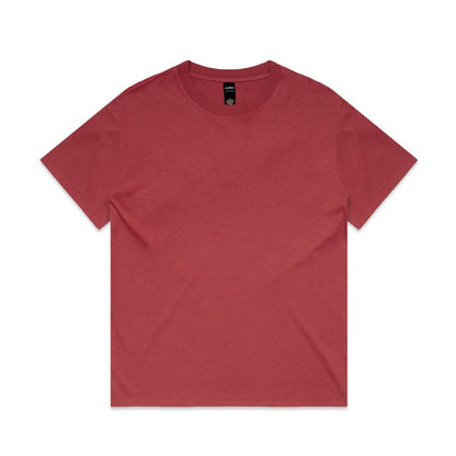 AS Colour 5082 Heavy Faded Tee - Faded Cardinal