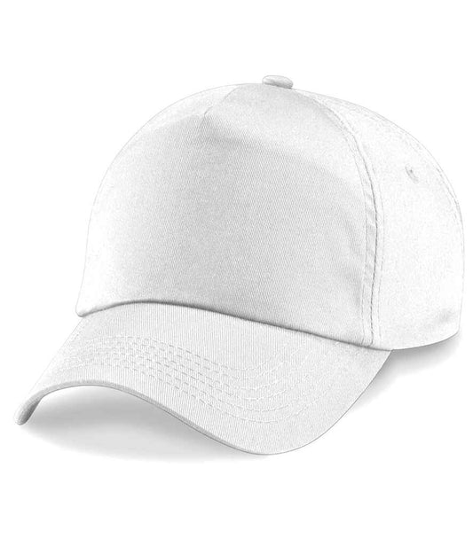 Beechfield BB10B Kids Original 5 Panel Cap in White