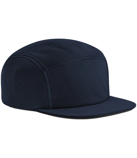 Beechfield BB220R Recycled Fleece Outdoor Camper Cap in Navy