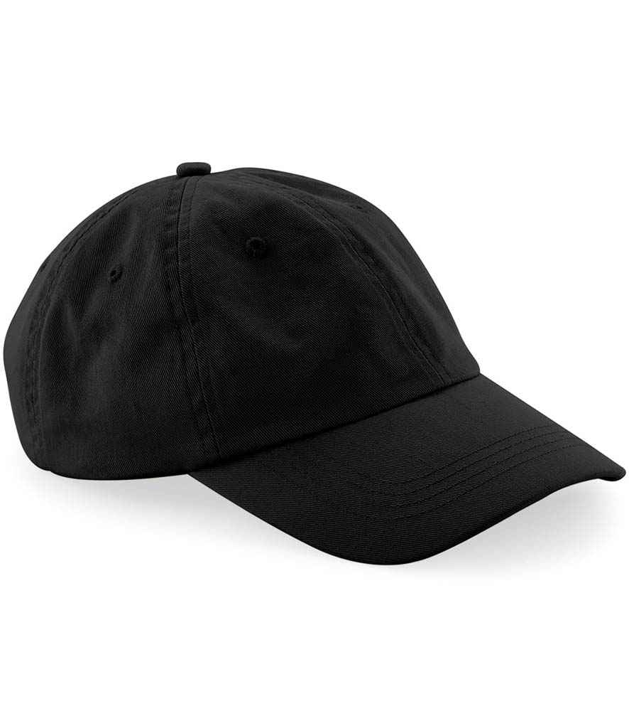 Beechfield BB653 Low Profile 6 Panel Dad Cap in Black