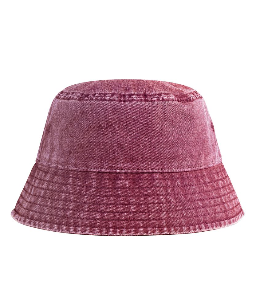 Beechfield BB688 vintage bucket hat in vintage red