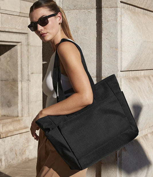BagBase BG873 Simplicity Tote Bag in Black