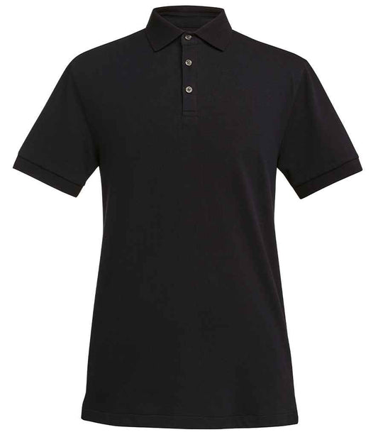 Brook Taverner BK613 Hampton Polo Shirt in Black