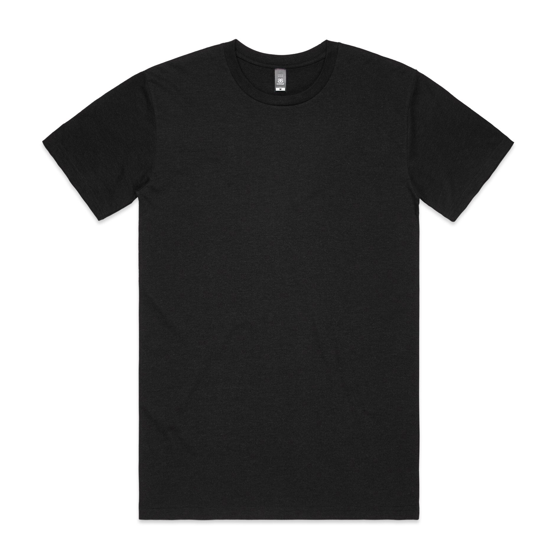 AS Colour 5001M Staple Heather Tee Black Heather