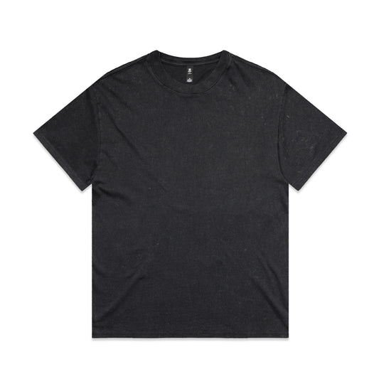 AS Colour 5085 Stone Wash Heavy Tee Black Stone