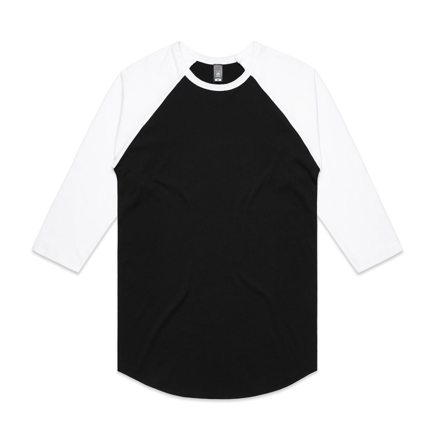 AS Colour 5012 Raglan Tee Black/White