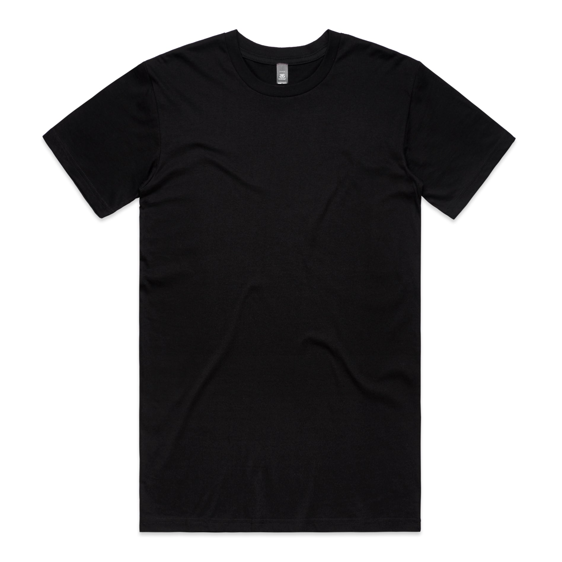 AS Colour 5075 Staple Plus Tee [+5cm] Black
