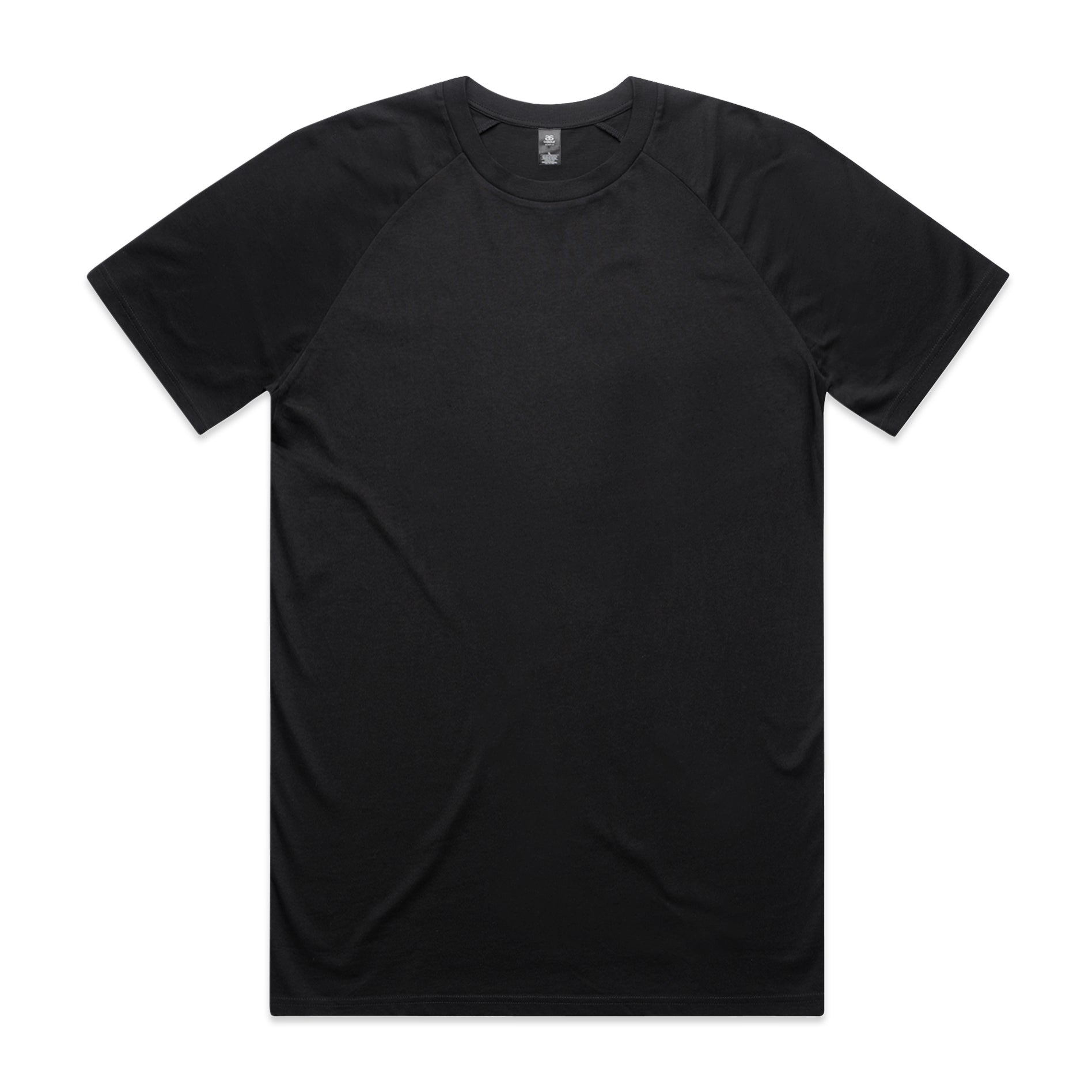 AS Colour 5001R Staple Raglan Tee Black