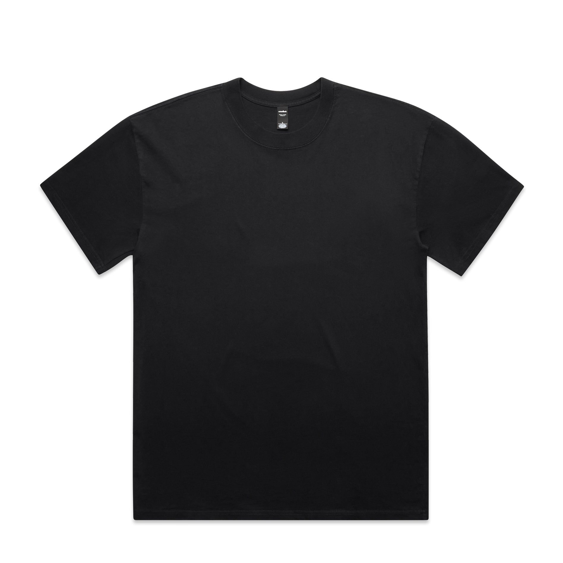 AS Colour 5086 Heavy Faded Minus Tee [-5cm] Faded Black
