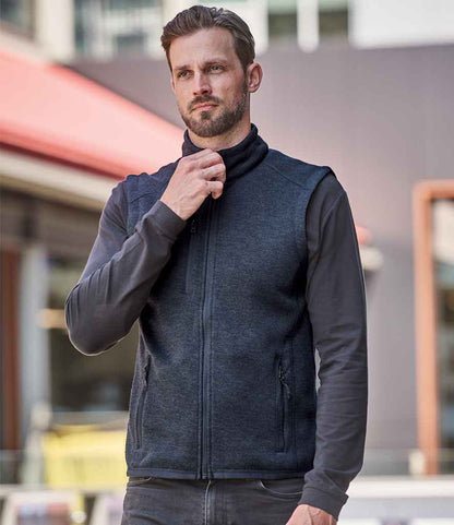 Stormtech FHV1 Stormtech Avalante Full Zip Knitted Fleece Gilet in Navy Heather