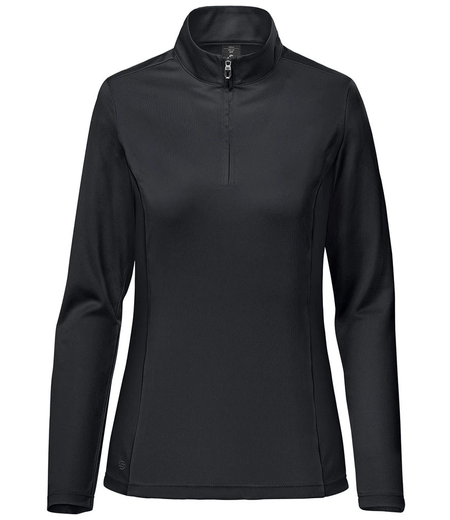 Stormtech FPL5W Stormtech Ladies Monterey 1/4 Zip Pullover in Black
