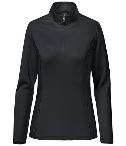 Stormtech FPL5W Stormtech Ladies Monterey 1/4 Zip Pullover in Black