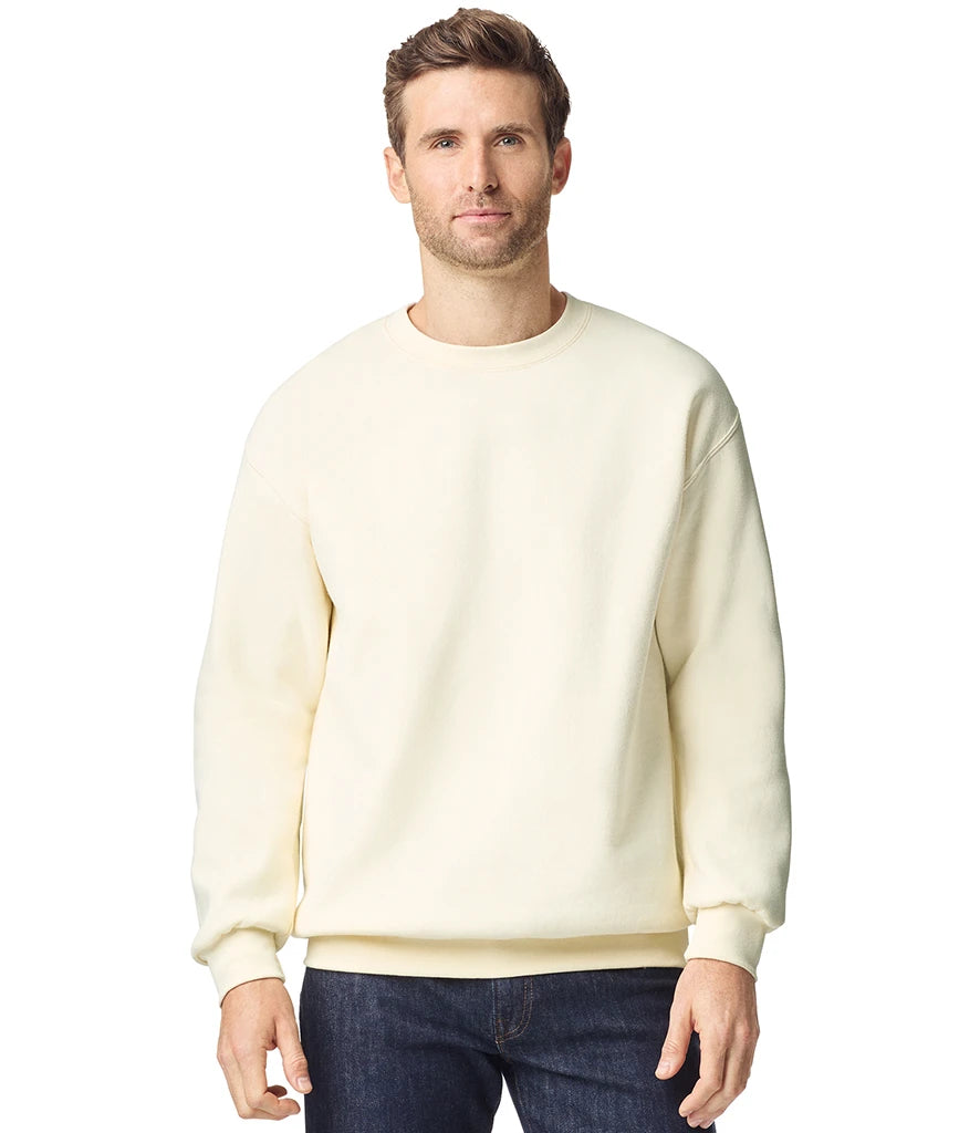 Gildan GD230 Gildan Hammer Maxweight Crew Sweatshirt in Off White