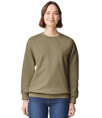 Gildan GD230 Gildan Hammer Maxweight Crew Sweatshirt in Olive Green