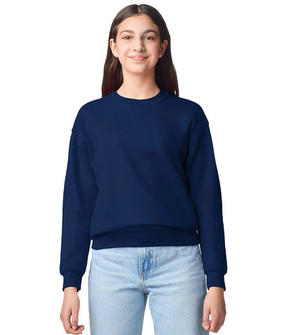 Gildan GD56B Gildan Kids Heavy Blend™ Drop Shoulder Sweatshirt in Navy