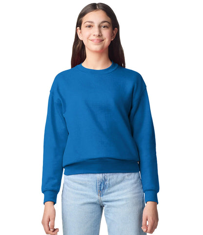 Gildan GD56B Gildan Kids Heavy Blend™ Drop Shoulder Sweatshirt in Royal Blue