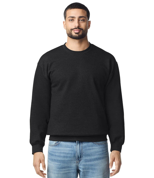 Gildan GD67 Gildan SoftStyle® Midweight Crew Neck Sweatshirt in Black