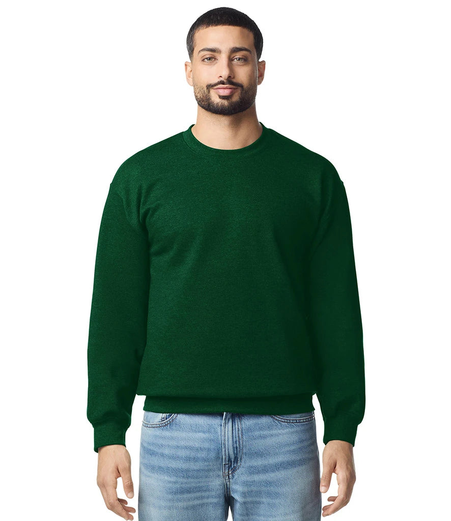 Gildan GD67 Gildan SoftStyle® Midweight Crew Neck Sweatshirt in Forest Green