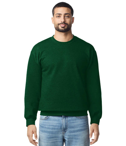Gildan GD67 Gildan SoftStyle® Midweight Crew Neck Sweatshirt in Forest Green