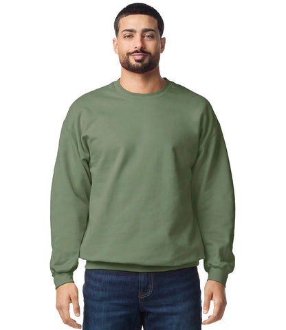 Gildan GD67 Gildan SoftStyle® Midweight Crew Neck Sweatshirt in Military Green