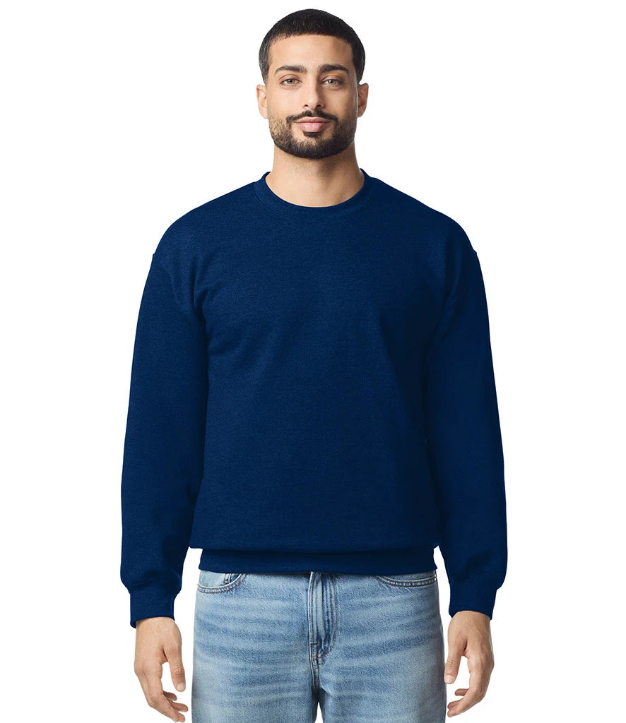 Gildan GD67 Gildan SoftStyle® Midweight Crew Neck Sweatshirt in Navy