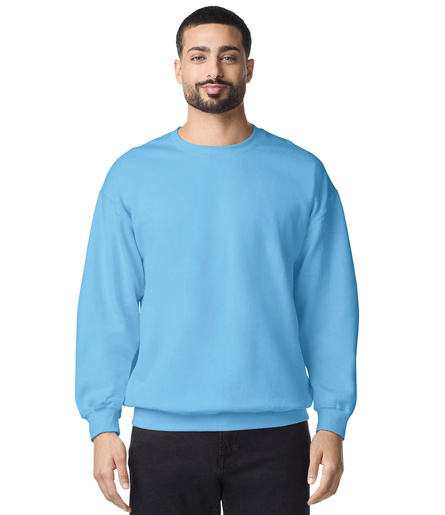 Gildan GD67 Gildan SoftStyle® Midweight Crew Neck Sweatshirt in Sky Blue