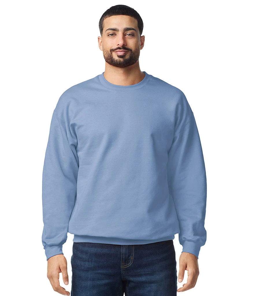 Gildan GD67 Gildan SoftStyle® Midweight Crew Neck Sweatshirt in Stone Blue