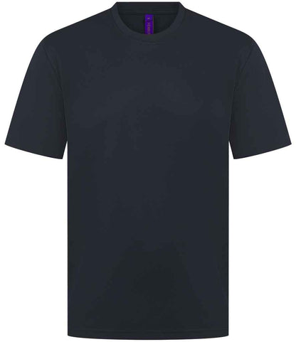 Henbury H075 Coolplus t-shirt Navy