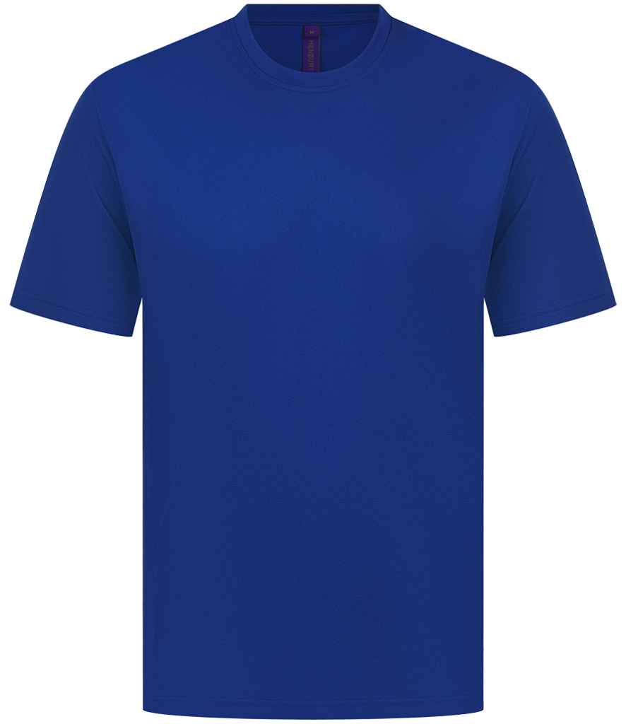 Henbury H075 Coolplus t-shirt Royal Blue