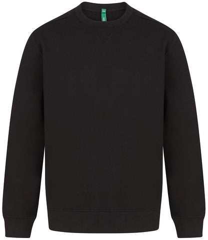Henbury H840 Henbury Unisex Sustainable Sweatshirt in Black
