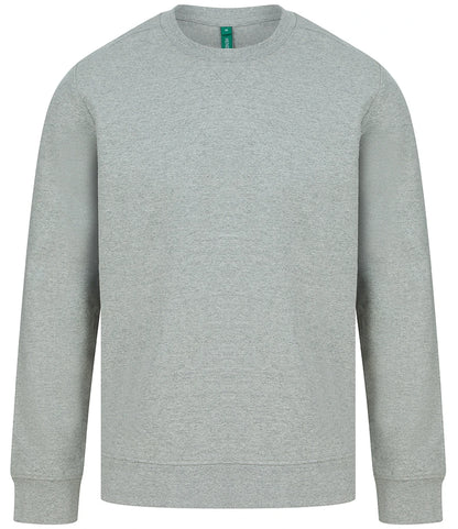 Henbury H840 Henbury Unisex Sustainable Sweatshirt in Heather Grey