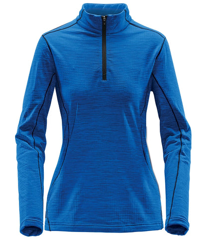 Stormtech HTZ1W Stormtech Ladies Base Thermal Zip Neck Top in Ocean Blue