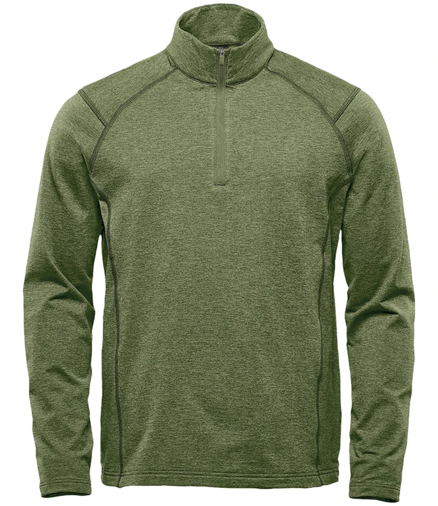 Stormtech HTZ2 Stormtech Treeline Performance 1/4 Zip Pullover in Sage Green Heather